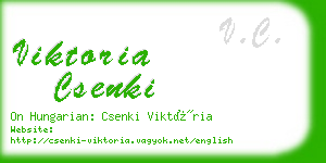 viktoria csenki business card